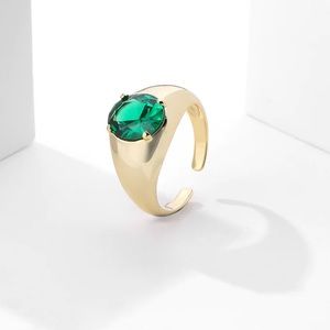 Thea Ring in Gold and Green